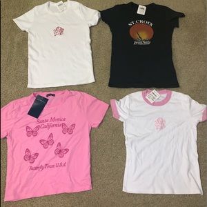 Brandy Melville graphic tees( butterfly one sold)